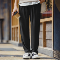 Sweatpants Draped Straight Trousers 138