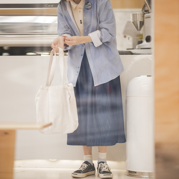 Loose High Waist Overalls Casual Wide Leg Cropped Trousers Spring 144