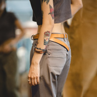 Retro Slim Straight Leg Pants Trendy Slim Gray 142