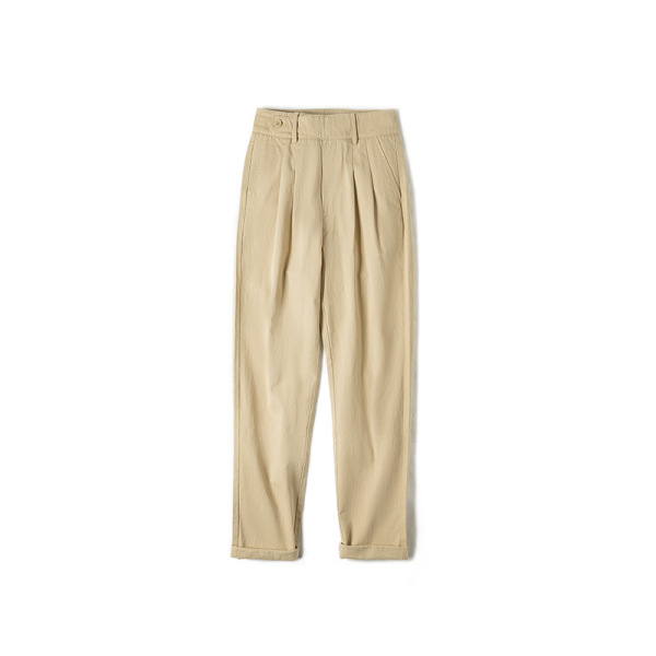 Retro Straight Guerg Trousers Mid High Waist 141