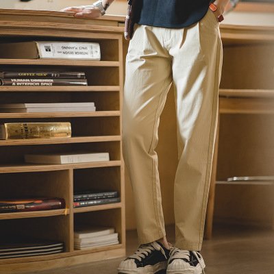 Retro Straight Guerg Trousers Mid High Waist 141