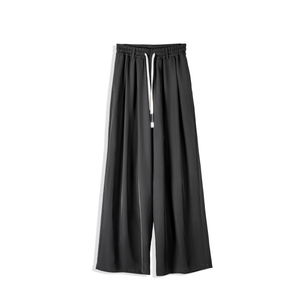Small Cool Straight Suit Waterfall Mopping Pants 136