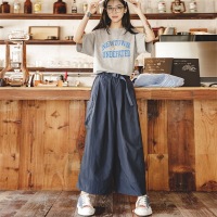 Thin and Hip-Covering All-Match Wide-Leg A-Line Culottes for Summer 154