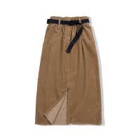 Vintage Washed Corduroy All-Matching Skirt 160