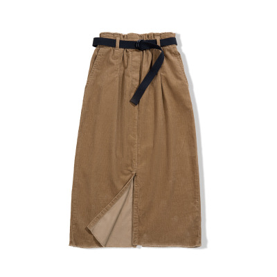 Vintage Washed Corduroy All-Matching Skirt 160