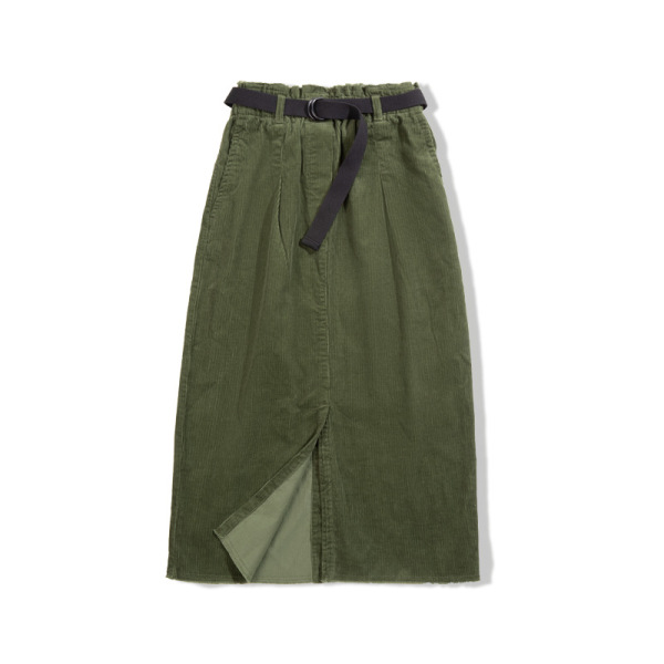 Vintage Washed Corduroy All-Matching Skirt 160