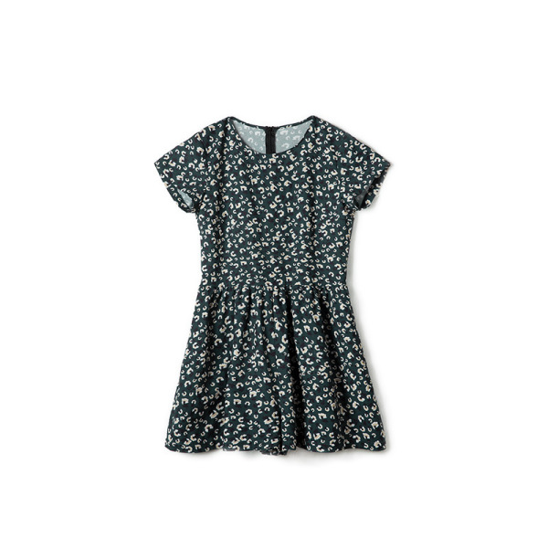 Waisted French Girls Small Floral Dress Short Skirt Pants 155