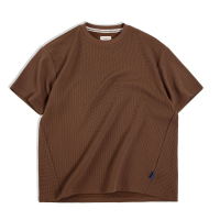 casual waffle T-shirt with short sleeves 38