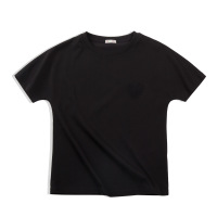 Summer Preppy Style Embroidered Short Sleeve Bottoming Shirt 119
